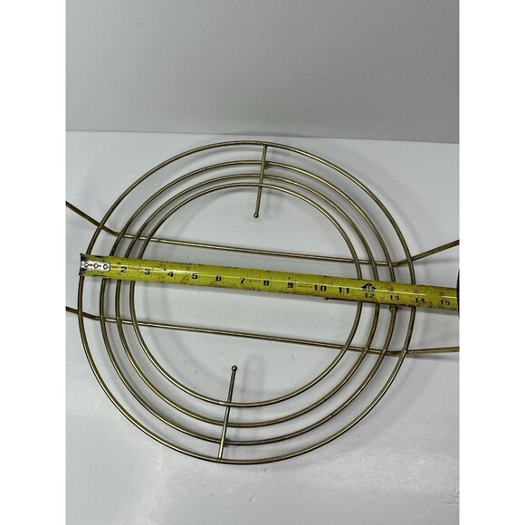 Vintage Brass Punch Bowl Caddy Mid Century Modern - Picture 13 of 14